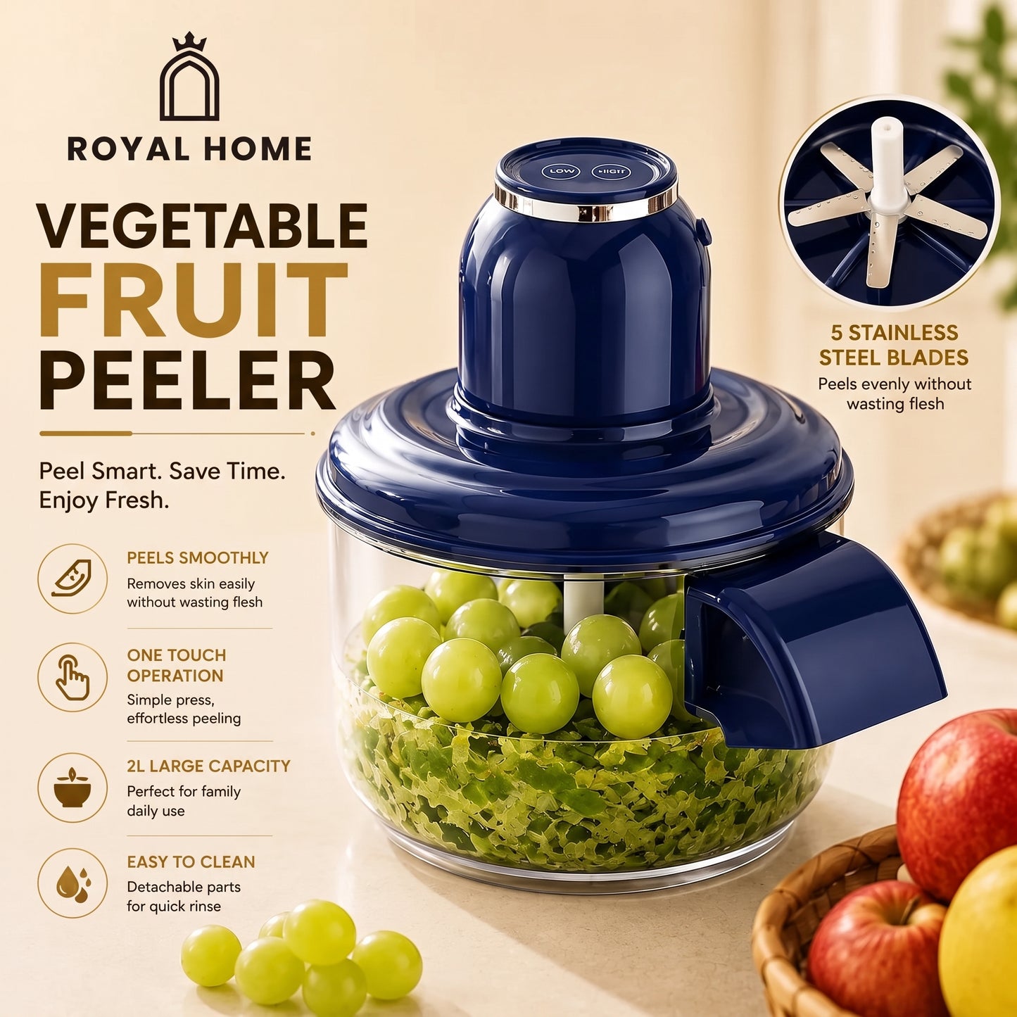 Multi-Purpose Fruit & Vegetable Peeler