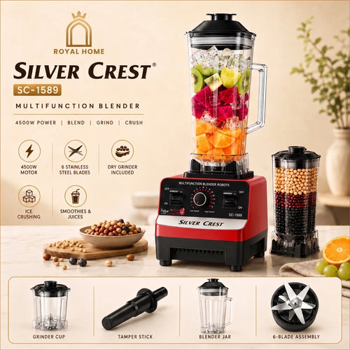 Silver Crest Original German 2-in-1 Blender & Grinder