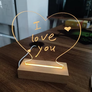 LED Light-Up Acrylic Drawing & Message Board for Kids