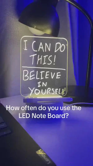 LED Light-Up Acrylic Drawing & Message Board for Kids