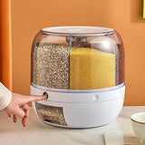 Rotating Cereal Dispenser Grain Storage Box